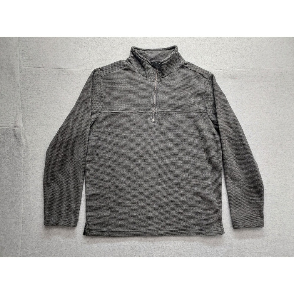 Redmond Clothing Outfitters Men Sweatshirt S Gray 1/4 Zip Mock Neck Overwear